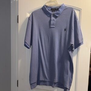 Polo by Ralph Lauren Blue Striped Polo Shirt
